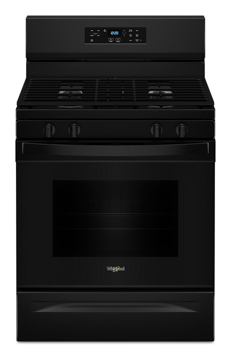 Whirlpool® 30-inch,5.3 cu ft, Gas Freestanding Range with 4 Burners WFGS3530RB