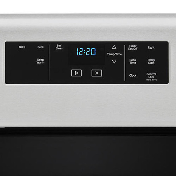 4.8 cu. ft. Whirlpool® electric range with Keep Warm setting YWFC315S0JS