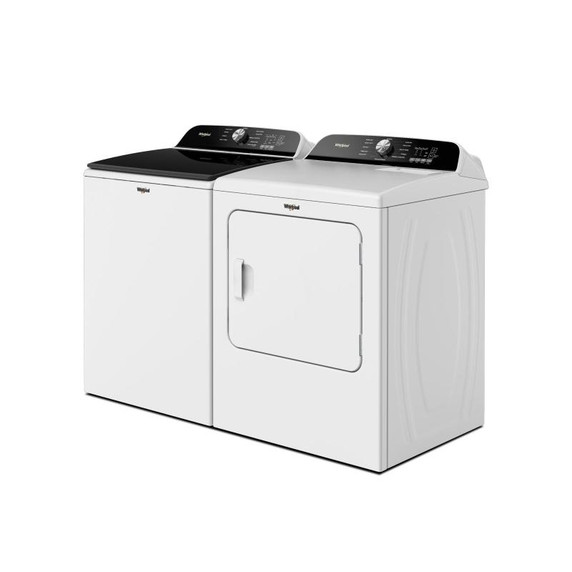 7.0 Cu. Ft. Whirlpool® Top Load Electric Dryer with Moisture Sensor YWED6150PW