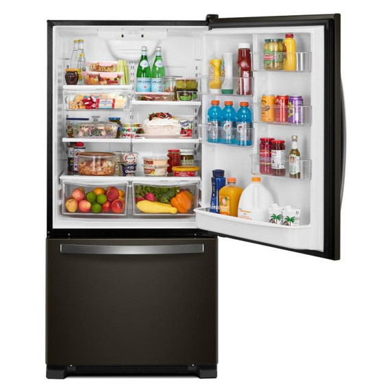 Whirlpool® 33-inch wide Bottom-Freezer Refrigerator - 22 cu. ft. WRB322DMHV