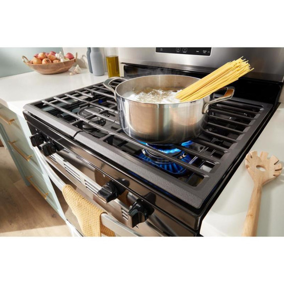 Whirlpool® 30-inch Self Clean Gas Range with No Preheat Mode WFGS3530RW