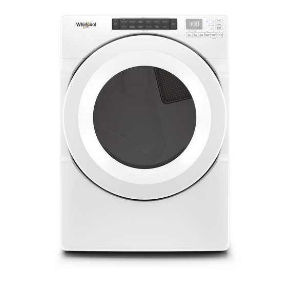 Whirlpool® 7.4 cu.ft Front Load Electric Dryer with Intiutitive Touch Controls, Advanced Moisture Sensing YWED5620HW