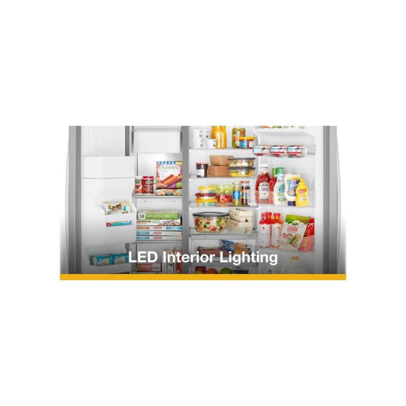 Whirlpool® 33-inch Wide Side-by-Side Refrigerator - 21 cu. ft. WRS321SDHZ