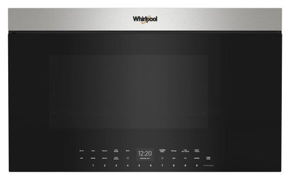 Whirlpool® 1.1 Cu. Ft., 900 Watt, Over-the-Range Flush Mount Microwave with Air Fry
 YWMMF7330RZ