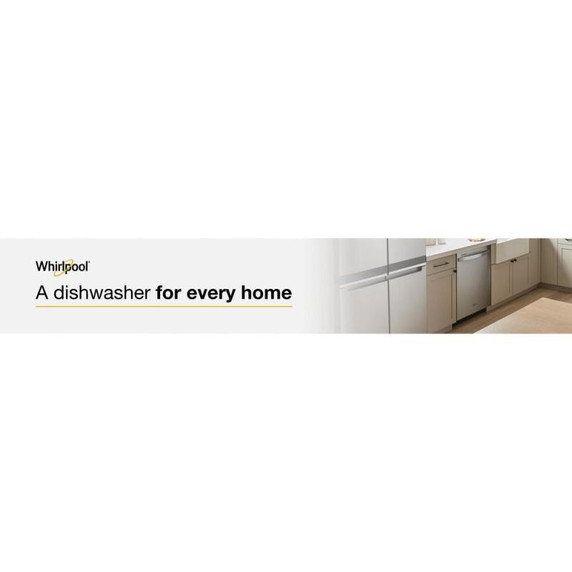 Whirlpool® 24” Stainless Steel Dishwasher with AI Intelligent Wash System - 47 dBA WDT750SAKZ