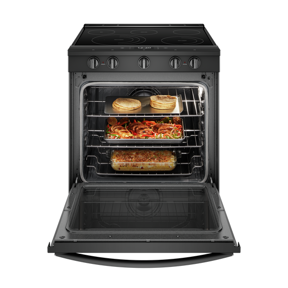 Whirlpool® 6.4 cu. ft. Smart Slide-in Electric Range with Air Fry, when Connected YWEE750H0HB