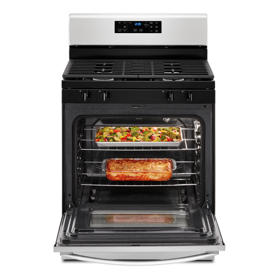 Whirlpool® 5.0 Cu. Ft. Freestanding Gas Range with Storage Drawer WFG515S0MS