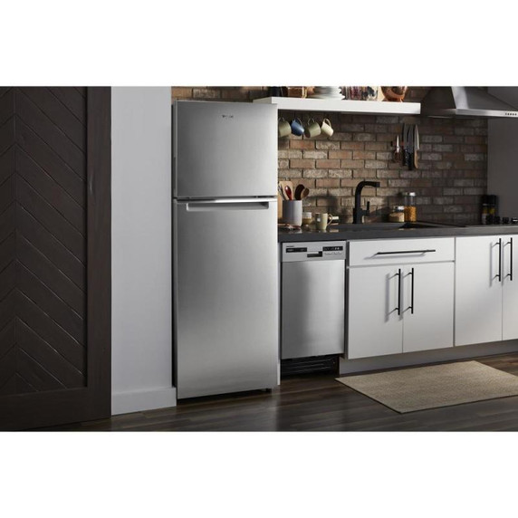 Whirlpool® 24-inch Wide Small Space Top-Freezer Refrigerator - 12.9 cu. ft. WRT313CZLZ