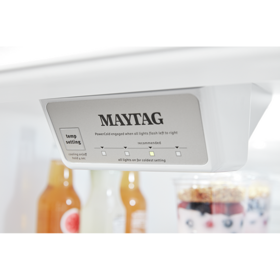 Maytag® 30-Inch Wide Top Freezer Refrigerator with PowerCold® Feature- 18 Cu. Ft. MRT118FFFH