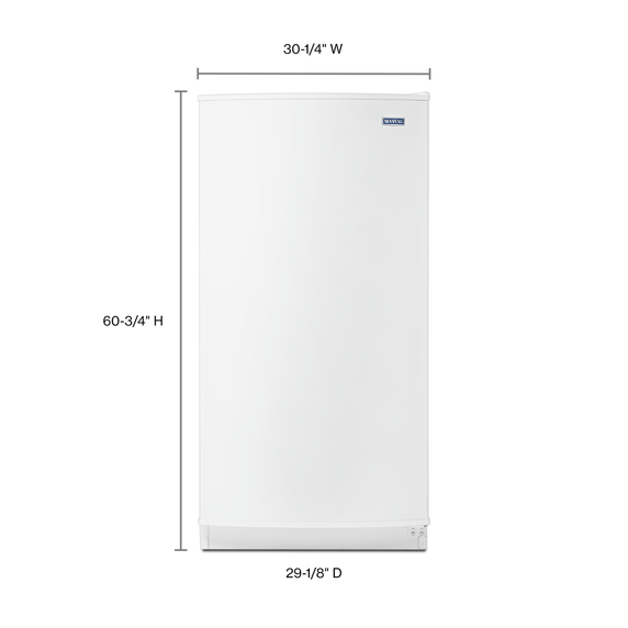 Maytag® 16 cu. ft. Frost Free Upright Freezer with FastFreeze Option MZF34X16DW