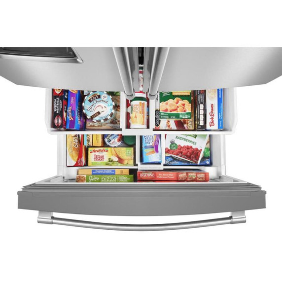 Maytag® 33-Inch Wide French Door Refrigerator with Water Dispenser - 22 Cu. Ft MRFF5033PZ
