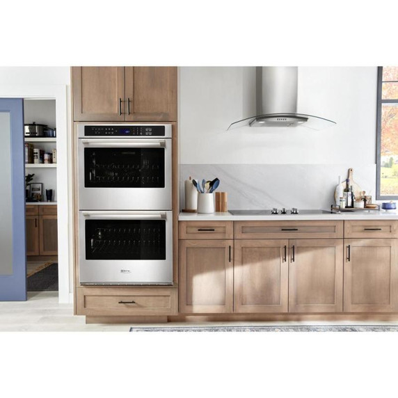 Maytag® 27-inch Double Wall Oven with Air Fry and Basket - 8.6 cu. ft. MOED6027LZ