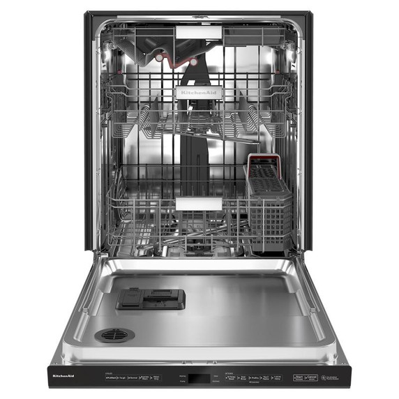 Kitchenaid® 44 dBA Dishwasher with 360° Max Jets™ Third Rack and LED Interior Lighting KDPM804KBS Kitchenaid® 44 dBA Dishwasher with 360° Max Jets™ Third Rack and LED Interior Lighting KDPM804KBS