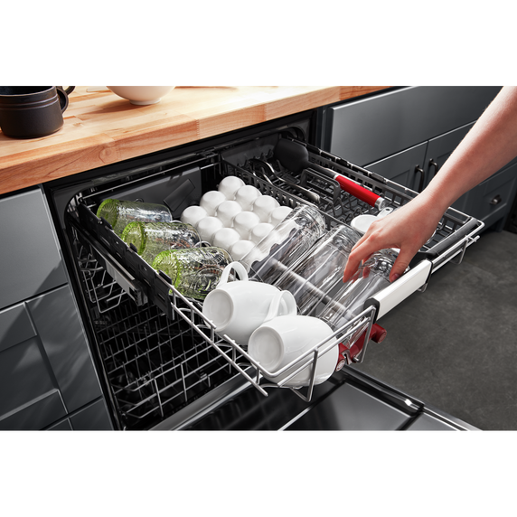 Kitchenaid® 44 dBA Dishwasher in PrintShield™ Finish with FreeFlex™ Third Rack KDFM404KBS