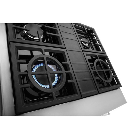 KitchenAid® 30'' 4-Burner Commercial-Style Gas Rangetop KCGC500JSS