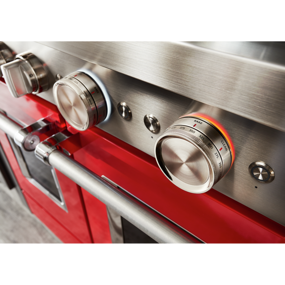 KitchenAid® 48'' Smart Commercial-Style Gas Range with Griddle KFGC558JPA