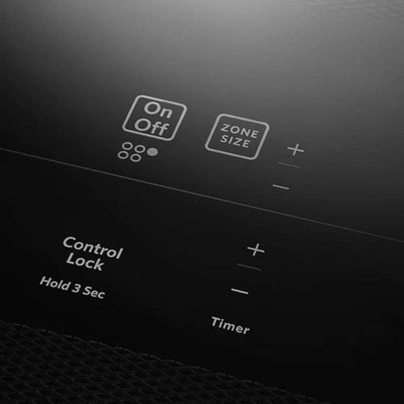 Kitchenaid® 30" Electric Cooktop with 5 Elements and Touch-Activated Controls KCES950KBL