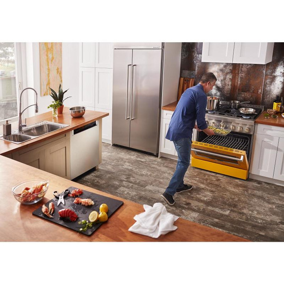 KitchenAid® 36'' Smart Commercial-Style Gas Range with 6 Burners KFGC506JYP KitchenAid® 36'' Smart Commercial-Style Gas Range with 6 Burners KFGC506JYP