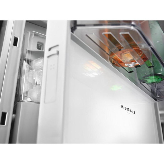 Kitchenaid® 23.8 cu. ft. 36" Counter-Depth French Door Platinum Interior Refrigerator with PrintShield™ Finish KRFC704FBS Kitchenaid® 23.8 cu. ft. 36" Counter-Depth French Door Platinum Interior Refrigerator with PrintShield™ Finish KRFC704FBS