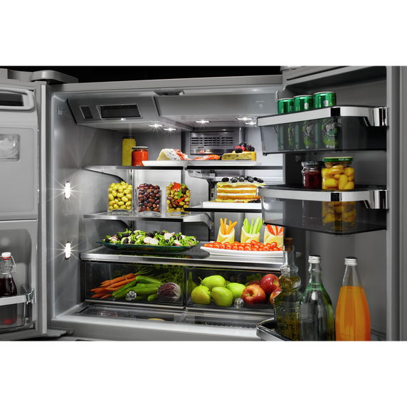 Kitchenaid® 25.8 Cu. Ft. 36 Multi-Door Freestanding Refrigerator with Platinum Interior Design KRMF706ESS