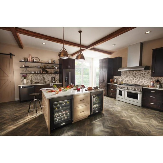 Kitchenaid® 48'' 585 or 1170 CFM Motor Class Commercial-Style Wall-Mount Canopy Range Hood KVWC958KSS