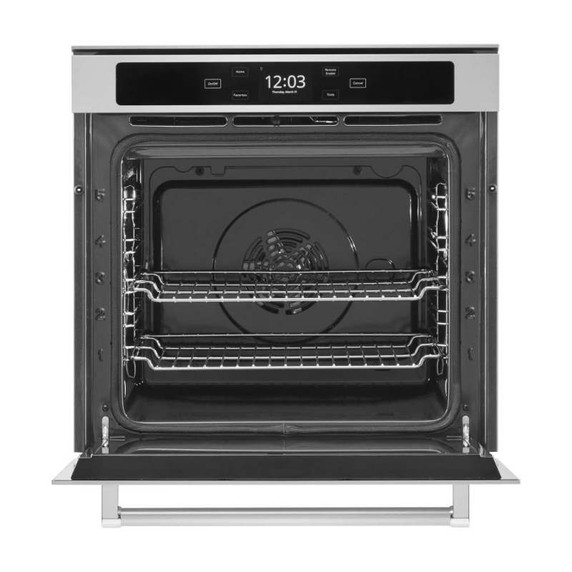 Kitchenaid® 24" Smart Single Wall Oven with True Convection YKOSC504PPS
