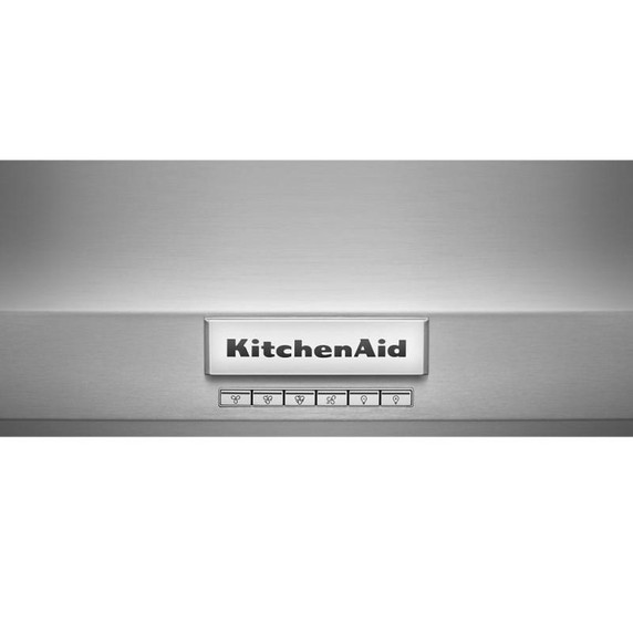 Kitchenaid® 30" 585 CFM Motor Class Commercial-Style Under-Cabinet Range Hood System KVUC600KSS