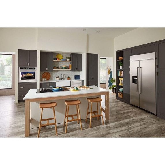 Kitchenaid® 36" Electric Downdraft Cooktop with 5 Elements KCED606GSS