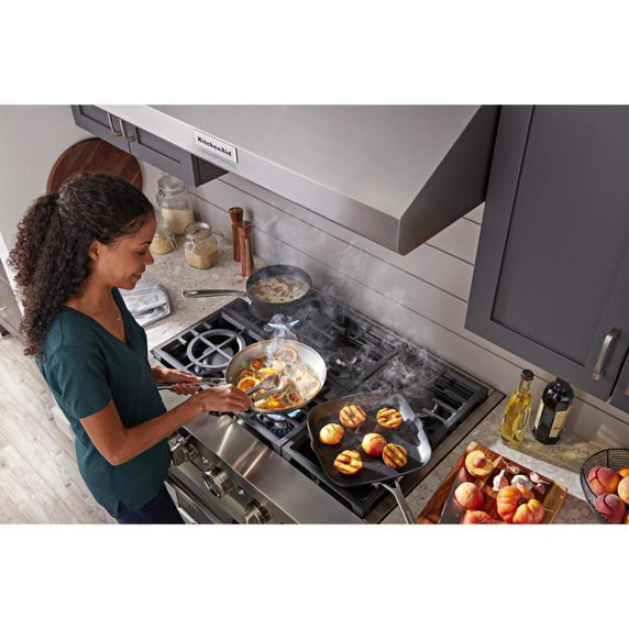 Kitchenaid® 36" 585 CFM Motor Class Commercial-Style Under-Cabinet Range Hood System KVUC606KSS