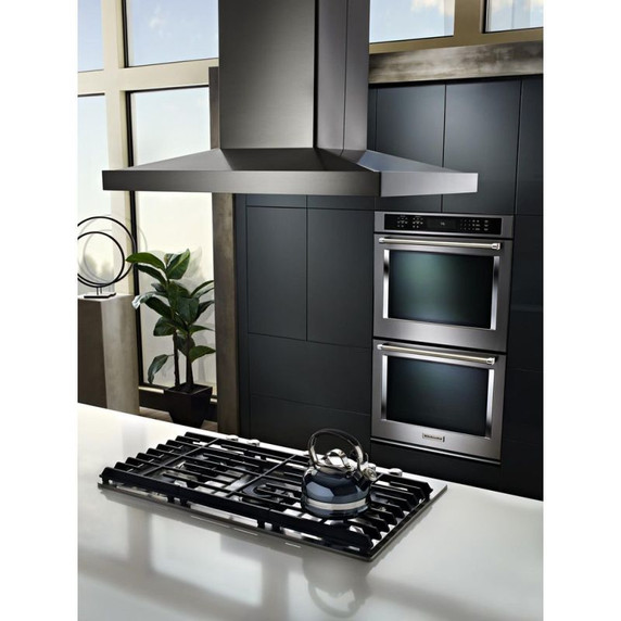 Kitchenaid® 36" Island-Mount, 3-Speed Canopy Hood KVIB606DSS