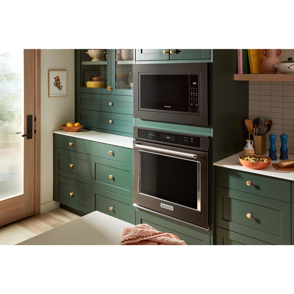 Kitchenaid® 30 Single Wall Oven with Even-Heat™ True Convection KOSE500EBS