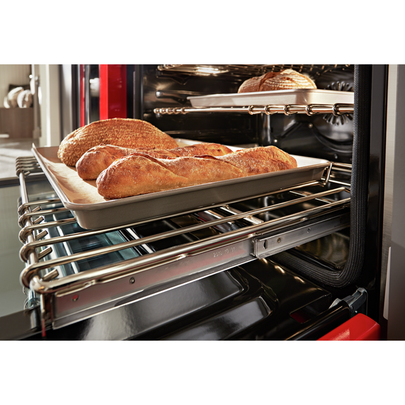 KitchenAid® 48'' Smart Commercial-Style Dual Fuel Range with Griddle KFDC558JPA