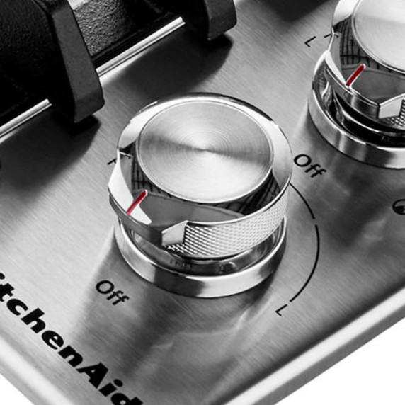 Kitchenaid® 30" 4 Burner Gas Downdraft Cooktop KCGD500GSS
