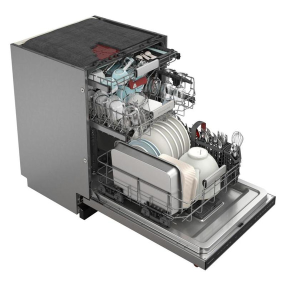 Kitchenaid® 39 dBA PrintShield™ Finish Flush-to-Cabinet Dishwasher with FreeFlex™ Fit Third Level Rack KDTF924PPS