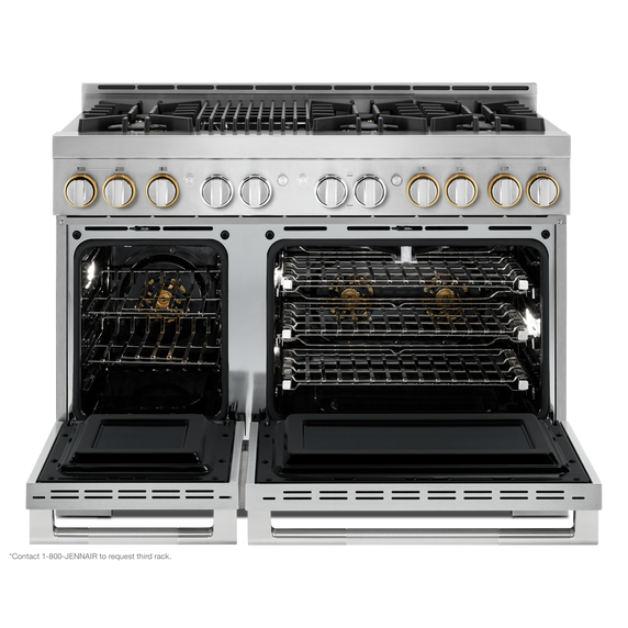 Jennair® RISE™ 48 Gas Professional-Style Range with Grill JGRP648HL