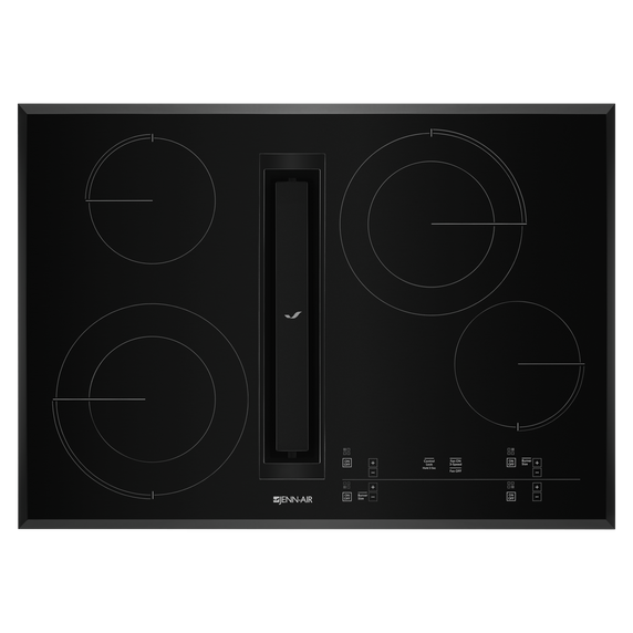 Jennair® 30 Oblivion Glass Electric Radiant Downdraft Cooktop with Tap Touch Controls JED4430KB