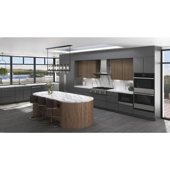 Jennair® NOIR™ 30" Double Wall Oven with V2™ Vertical Dual-Fan Convection System JJW3830LM Jennair® NOIR™ 30" Double Wall Oven with V2™ Vertical Dual-Fan Convection System JJW3830LM