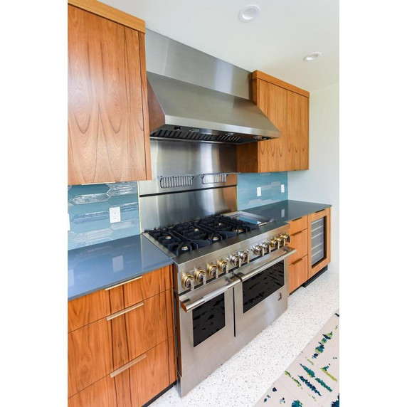 Jennair® 48" RISE™ Dual-Fuel Professional-Style Range with Chrome-Infused Griddle JDRP548HL