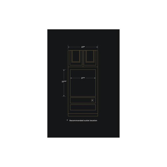 JennAir® NOIR 24" Warming Drawer JJD3024HM