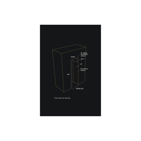 Jennair® 18" Panel-Ready Built-In Column Freezer, Left Swing JBZFL18IGX