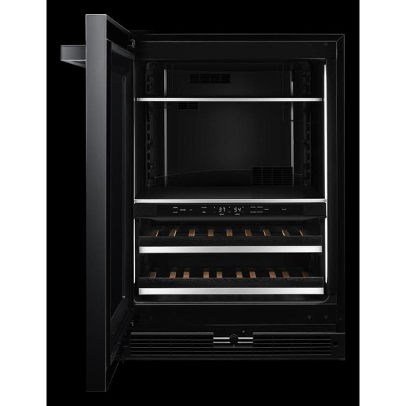 Jennair® NOIR™ 24" Built-In Undercounter Beverage Center - Left Swing JUBFL242HM