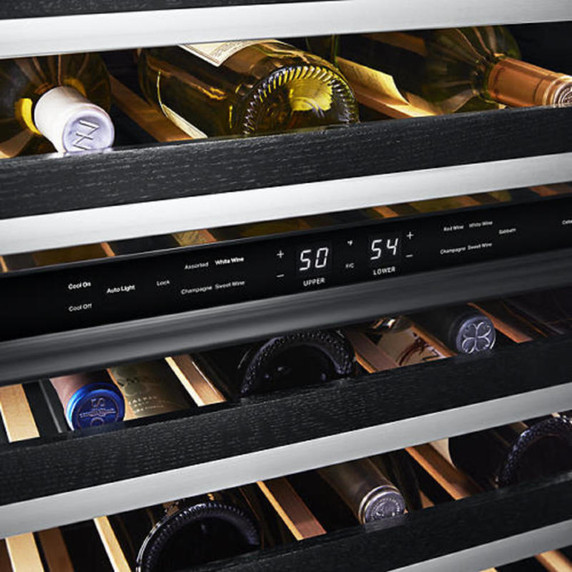 Jennair® RISE™ 24" Built-In Undercounter Wine Cellar, Right Swing JUWFR242HL