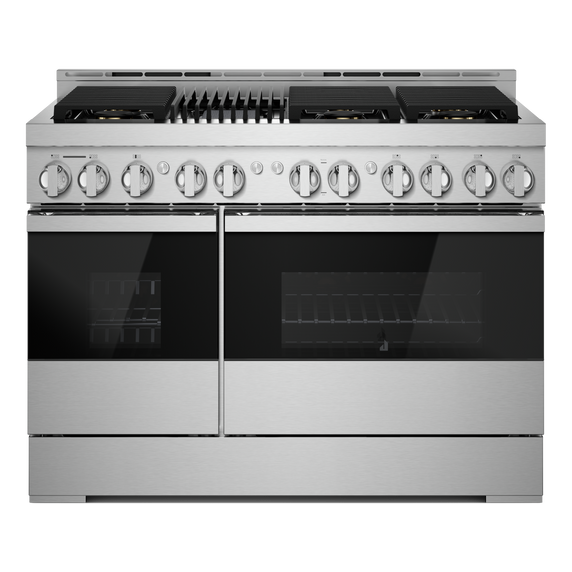 Jennair® NOIR™ 48 Gas Professional-Style Range with Grill JGRP648HM