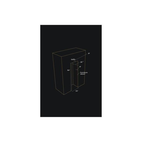 Jennair® 24" Panel-Ready Built-In Column Freezer, Right Swing JBZFR24IGX