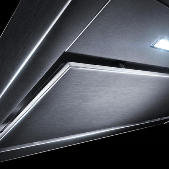 Jennair® Lustre Stainless 36" Pyramid Style Island Mount Canopy Hood JXI8536HS