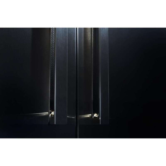 Jennair® 24" Built-In Column Freezer with NOIR™ Panel Kit, Left Swing JKCPL241GM