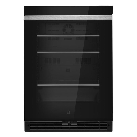 Jennair® NOIR™ 24" Under Counter Glass Door Refrigerator, Right Swing JUGFR242HM Jennair® NOIR™ 24" Under Counter Glass Door Refrigerator, Right Swing JUGFR242HM