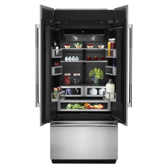 Jenn-Air® 36-Inch Built-In French Door Refrigerator JF36NXFXDE Jenn-Air® 36-Inch Built-In French Door Refrigerator JF36NXFXDE