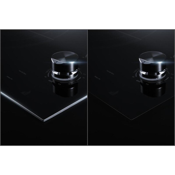 Jennair® 36" Oblivion Glass Radiant Cooktop with Halo-Effect Knobs JEC3536HB