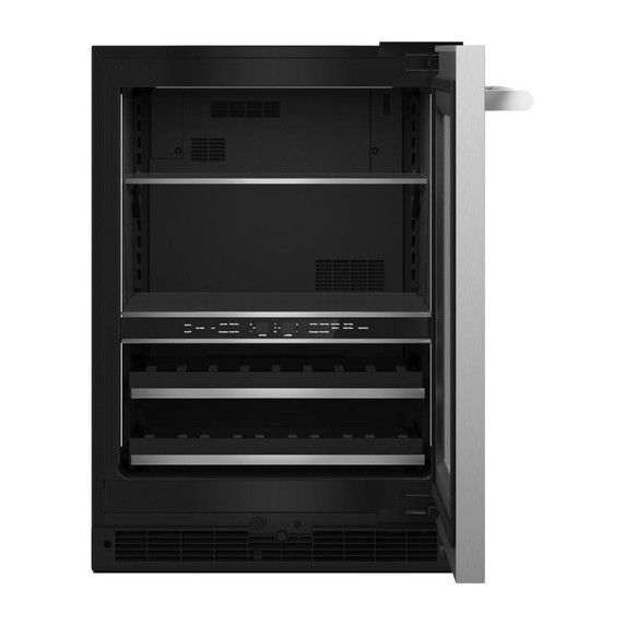 Jennair® RISE™ 24" Built-In Undercounter Beverage Center, Right Swing JUBFR242HL